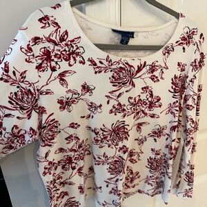 Floral Print Women's XL Top